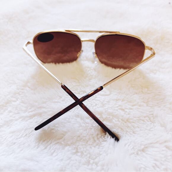 Nina Gold & Brown Lenses Tinted Reader Glasses - Picture 7 of 10